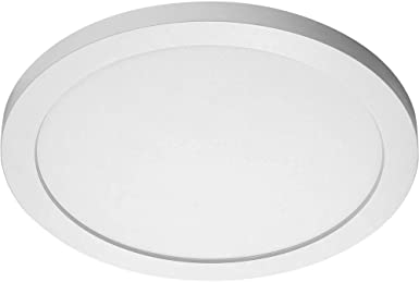 Satco 62-1191 26 watt; 15" Flush Mount LED Fixture; 3000K; Round Shape; White Finish; 120/277 Volts