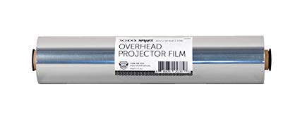 School Smart Overhead Projector Film Roll, 10-1/4 Inches x 50 Feet, 4 mil Thick