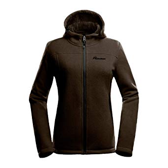 OutdoorMaster Women's Fleece Jacket - Waterproof & Stain Repellent, Ultra Soft Plush Lining & Optional Hoodie - Full-Zip