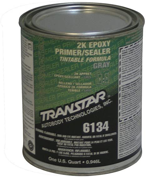 TRANSTAR 6134 Gray 2K Epoxy Primer/Sealer - 1 Quart