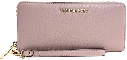 Michael Kors Jet Set Women’s Leather Travel Continental Wristlet Wallet