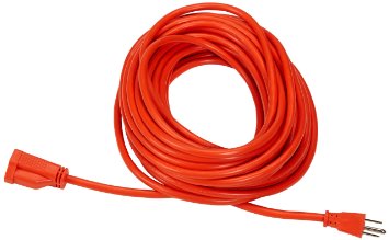 AmazonBasics 163 Vinyl Outdoor Extension Cord - 50 Feet Orange