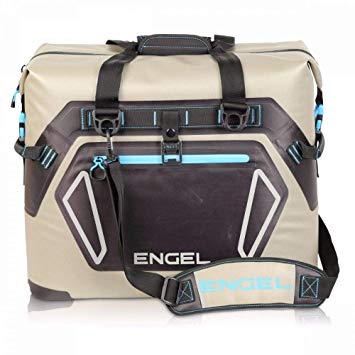 Engel HD30 Waterproof Soft-Sided Cooler Bag - Tan/Blue