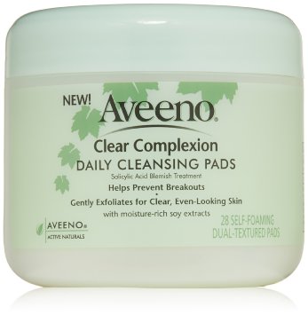 Aveeno Active Naturals Clear Complexion Daily Cleansing Pads, 28 Count