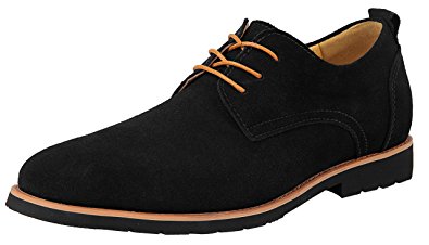 iLoveSIA Mens Classic Suede Leather Oxford Shoes G2