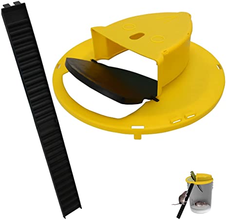 Rat Trap/Slide Bucket Lid Mouse/Mouse Trap | |Trap Door Style| |Multi Catch ||Indoor Outdoor |No See Kill| Updated Version| Trapper