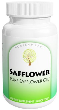 Safflower Oil, CLA 1000mg, 60 Softgels, Caffeine Free Appetite Suppressant
