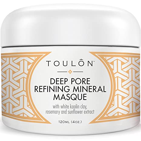 Kaolin Clay Mask for Face with White Kaolin Mineral Clay. Soft Pure Healing Mask with Minerals to Reduce Wrinkles, Rid Blackheads & Acne & Detox Skin - Improve Complexion for Women or Men