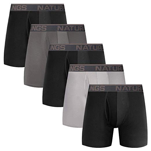Natural Feelings Men’s Underwear Boxer Briefs Stretch Performance Quick Dry Sports Underwear
