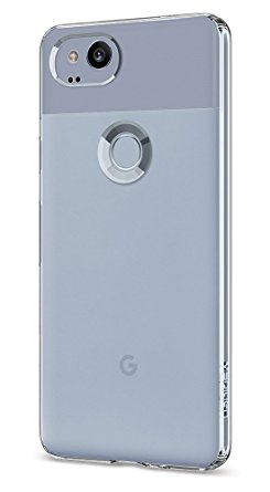 Spigen Liquid Crystal Google Pixel 2 Case with Slim Protection and Premium Clarity for Google Pixel 2 (2017) - Crystal Clear