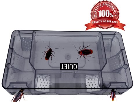 QUIET 100 Quality AssuranceExquisite Safe Efficient Cockroach Killer Reusable cockroach TrapQuickly Captured Roaches