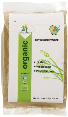24 Mantra Organic Ginger Powder, Dry, 7 Ounce
