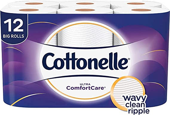 Cottonelle Ultra Comfort Care Toilet Paper, Big Roll, 12 Count