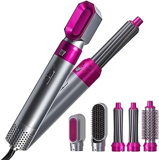 DRUMSTONE (FIRST TIME EVER DEAL WITH 15 YEARS WARRANTY) Hot Air Brush, 5 in 1 Hair Dryer hot air Brush Styler, Detachable Hair Styler Electric Hair Dryer Brush Rotating for All Hairstyle BEST HAIR DRYER