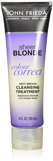 John Frieda Sheer Blonde Colour Correct Anti-Brass Cleansing Treatment, 4 Ounce