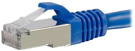 C2G 00793 Cat6 Cable - Snagless Shielded Ethernet Network Patch Cable, Blue (3 Feet, 0.91 Meters)