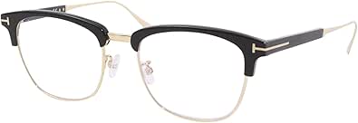 Eyeglasses Tom Ford FT 5590 -F-B 001 Shiny Black, Rose Gold/Blue Block Lenses