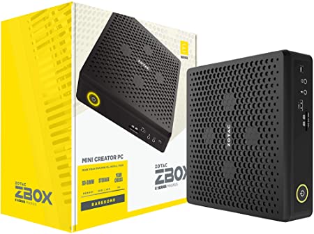 ZOTAC Magnus EN072080S Mini Creator PC GeForce RTX 2080 Super, Intel Core i7-10750H, No Memory/Storage/OS Barebones System, ZBOX-EN072080S-U