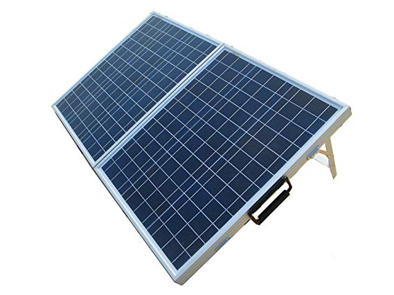 ECO-WORTHY 12 Volts 80 Watts Portable Folding Polycrystalline Photovoltaic Solar Panel Module RV Boat Battery Charger Kit with 15A Charge Controller