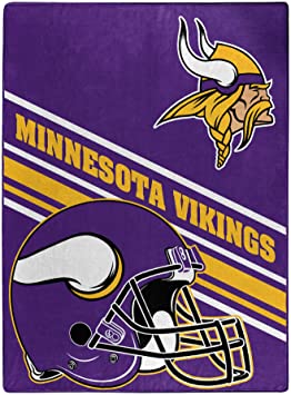 NFL Team Logo "Slant" Raschel Throw Blanket, 60" x 80"