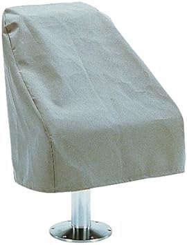 Overton's Gray Imperial Bucket-Style Pontoon Boat Captain Seat Cover