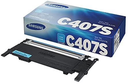 Samsung CLT-C407S Toner Cartridge Cyan for CLP-325W; CLX-3185FW