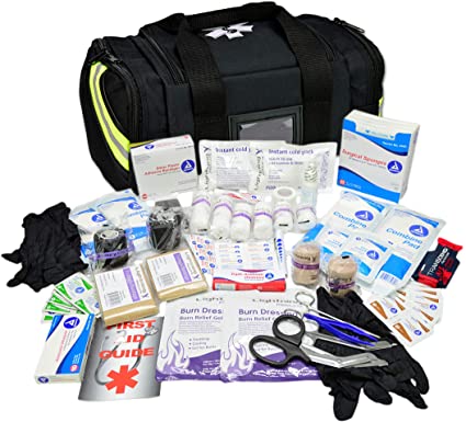 Lightning X Value Compact Medic First Responder EMS/EMT Stocked Trauma Bag w/Basic Fill Kit A