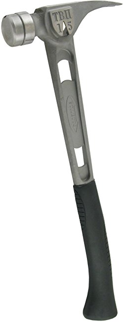 Stiletto TB15SC TiBone 15-Ounce Titanium Smooth Face Hammer (Curved Handle)