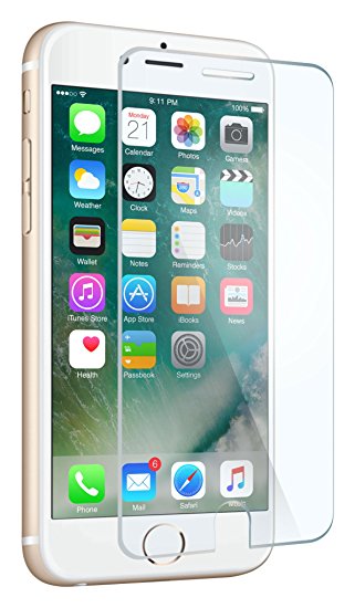 iPhone 7 Screen Protector, rooCASE Tempered Glass Screen Protector for Apple iPhone 7 4.7