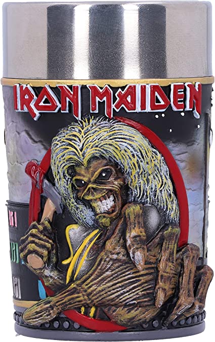 Nemesis Now Officially Licensed Iron Maiden The Killers Eddie Album Shot Glass, 1 Count (Pack of 1), Black