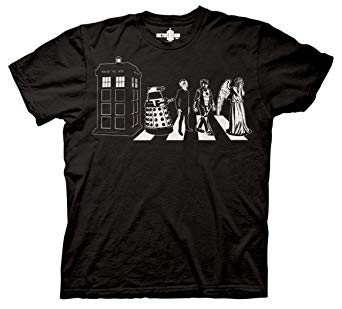 Ripple Junction Doctor Who Detailed Street Crossing Adult T-Shirt