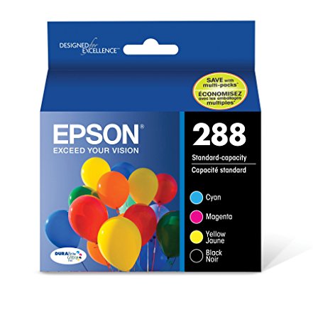 Epson T288120-BCS DURABrite Ultra Black and Color Combo Pack Standard Capacity Cartridge Ink