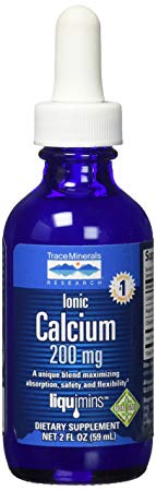 Trace Minerals Liquid Ionic Calcium, 200 mg, 2 Ounce