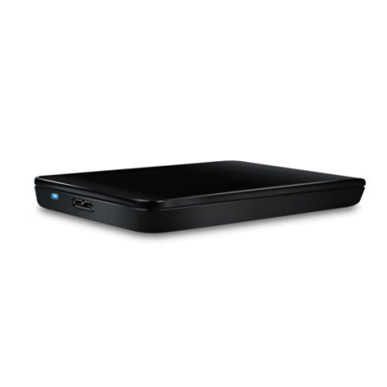 HornetTek Black Box U3 USB 3.0 to 2.5 Inch 2.5" SATA External Hard Drive / SSD Enclosure (Piano Black Finish)