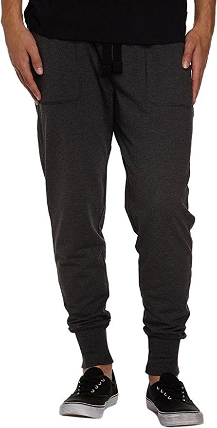 Mrignt Mens Casual Jogger Sweat Pants Cotton Active Elastic Waist Running Sports Trousers