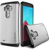 LG G4 Case Verus ThorSatin Silver - Heavy DutyMaximum Drop ProtectionSlim Fit - For LG G4 H815 Devices Leather Back Compatible