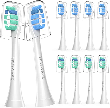 Replacement Toothbrush Heads Compatible with Philips sonicare, Soft Electric Brush Head for 2 Series ProtectiveClean DailyClean Plaque Control Gum 4100 5100 C2 C3 G2 W