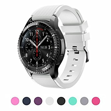 Sunface Bands for Gear S3 Frontier / Classic Watch Silicone Bracelet, Sports Silicone Band Strap Replacement Wristband For Samsung Gear S3 Frontier / S3 Classic
