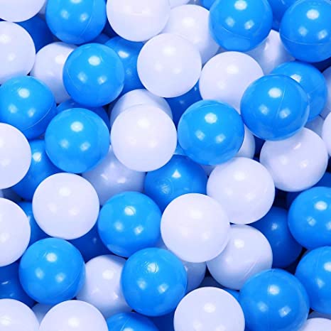 PlayMaty Ball Pit Balls - 2.36inches Phthalate&BPA Free Plastic Ocean Balls for Kids Toddlers and Babys for Playhouse Play Tent Playpen Pool Party Decoration Pack of 70