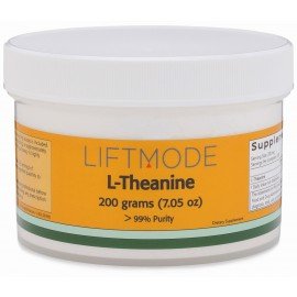 L-Theanine - 200 Grams (1000 servings at 200 mg) | #1 Value for Money #Top Nootropic Supplement | For Anxiety, Focus, Stress Relief, Weight Loss, Pre Workout - FBA