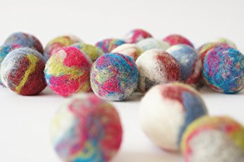 Cat toy. Wool ball. 10 pieces. Ecological and natural sheep wool. Handmade. Felted (10 wool ball)