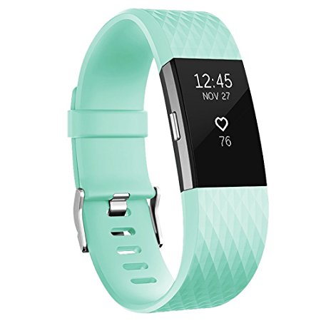 Vancle Bands for Fitbit Charge 2 Special Edition, Adjustable Replacement Accessory Sport Wrist Band (No Tracker)