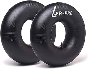 AR-PRO 13 x 4.00-6'' [4.10/3.50-6''] Heavy Duty Replacement Inner Tube with TR-13 Straight Valve Stem (2-Pack) - for Wheelbarrows, Mowers, Hand Trucks and More