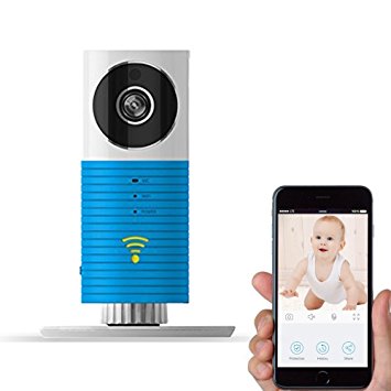 WOHOME Baby Monitor Camera/Smart Baby Monitor/Surveillance Security Camera with P2P, Night Vision,Alert Messages for Iphone Ipad Android Smartphone (Blue Night Vision)