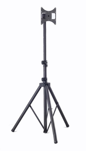 Elitech Steel Portable Plasma or LCD TV Tripod Stand for up to 37" Flat Panel TV, Height Adjustable.