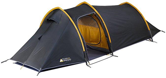 Vango Pulsar 200 2 Person Tunnel Tent, Anthracite