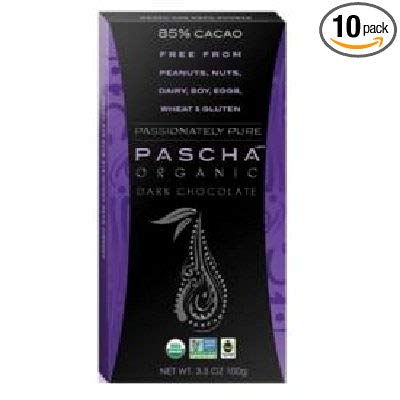 Pascha Choc Cacao 85% - 3.5 oz, 10 Count