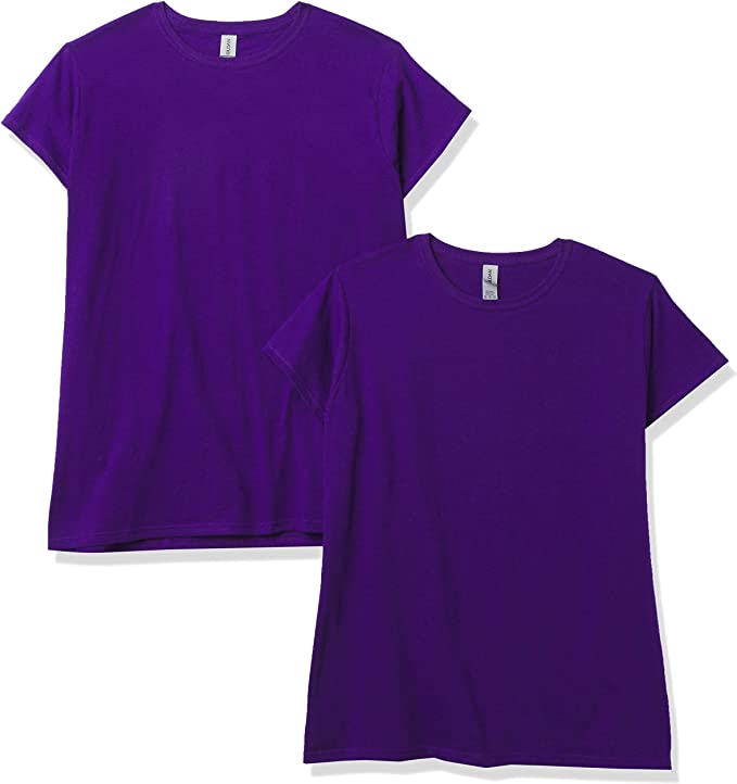 Gildan Women's Softstyle Cotton T-Shirt, Style G64000l, 2-Pack