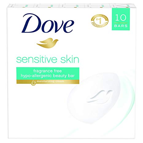 Dove Beauty Bar, Sensitive Skin, 4 oz, 10 Bar