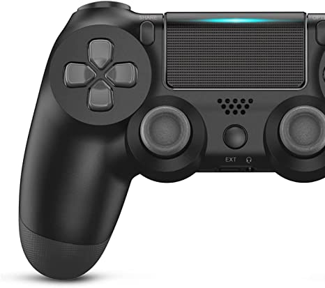 PS4 Controller Wireless Bluetooth Gamepad, Game Controller Compatible with PS4 Console with Mini LED Indicator / Dual Vibration/Touch Pad/Six-axis Sensor/Speaker